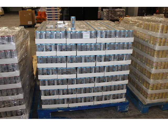 Energy slammers powerdrink sugar free. 105 trays a 24 blikken 0,25l. 2520 blikken. tht 28-2-26. bod is incl... - afbeelding 1 van  3