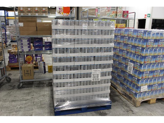 Energy slammers powerdrink sugar free. 150 trays a 24 blikken 0,25l. 3600 blikken. tht 28-5-2026. bod is in... - afbeelding 1 van  3