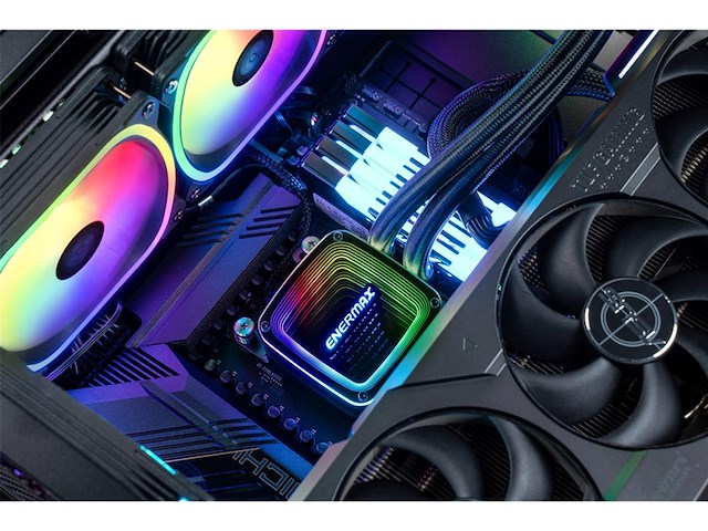 Enermax aquafusion adv 240mm zwart - afbeelding 2 van  4