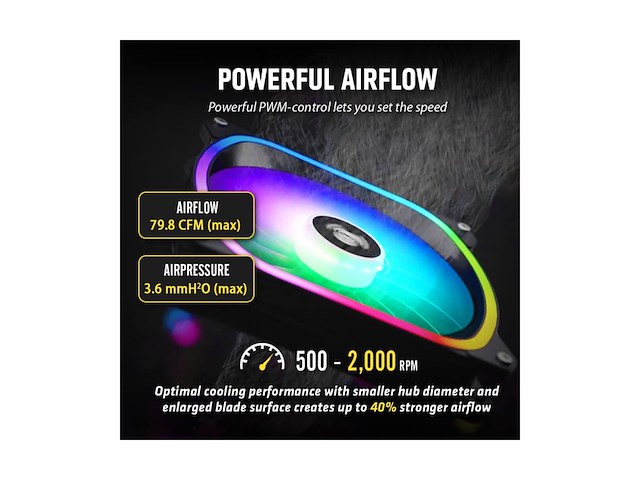 Enermax aquafusion adv 240mm zwart - afbeelding 4 van  4