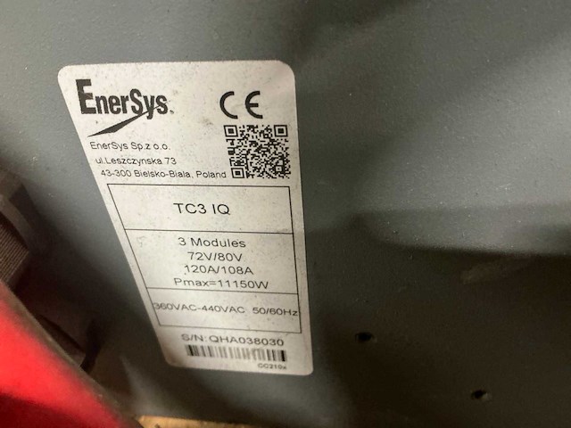 Enersys tc3 iq acculader - afbeelding 4 van  4