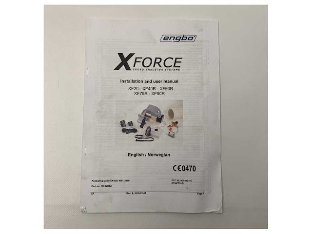 Engbo xforce xf90 stern thrust control unit 12v - 117-00164 - afbeelding 4 van  8