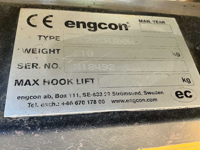 Engcon ec20 cw300w tiltrotator - afbeelding 19 van  26