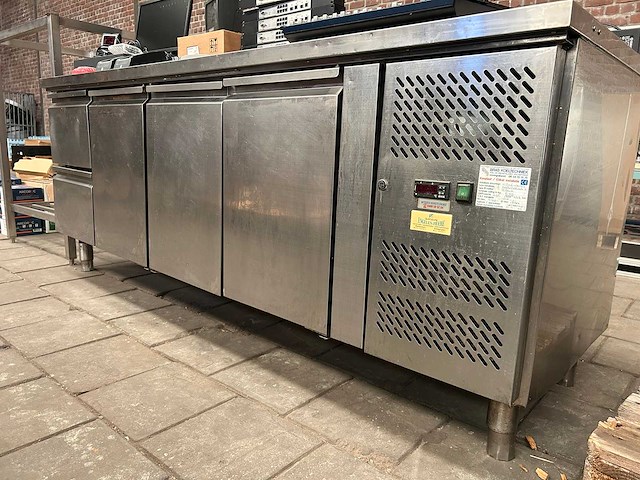 Engelen-heere - gn4200tn - professionele rvs koelwerkbank - afbeelding 1 van  5