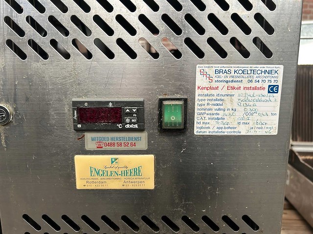 Engelen-heere - gn4200tn - professionele rvs koelwerkbank - afbeelding 4 van  5