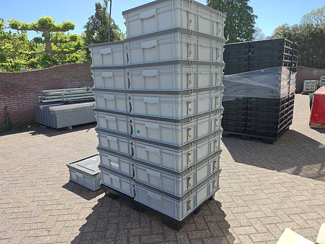 Engels - e-line normbox 8622 - magazijnbak (16x) met sluiting - afbeelding 3 van  7