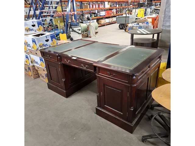 Engels bureau, bruin - afbeelding 2 van  8