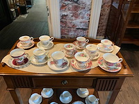 Engels thee servies royal albert, cambridge garden, royal canterbury (17x) - afbeelding 2 van  6