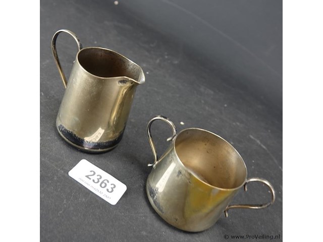 Engels verzilverde roomset - afbeelding 2 van  5