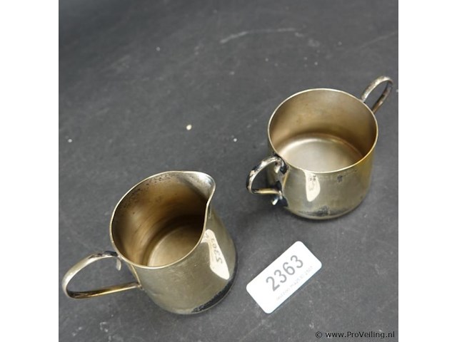 Engels verzilverde roomset - afbeelding 3 van  5