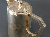 Engelse verzilverde koffiepot - afbeelding 2 van  5