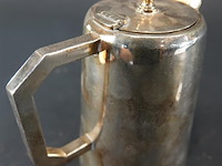 Engelse verzilverde koffiepot - afbeelding 4 van  5