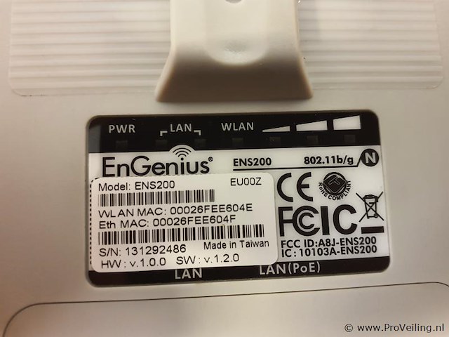 Engenius ens200 buiten wifi toegangspunt ens200 - afbeelding 8 van  8