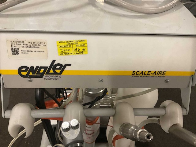 Engler scale air high speed veterinary dental air unit - afbeelding 8 van  11