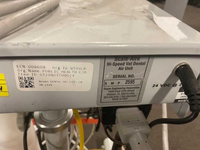 Engler scale air high speed veterinary dental air unit - afbeelding 11 van  11