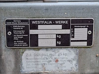 Enkelas aanhanger, westfalia, 118451, 2000 - afbeelding 11 van  19