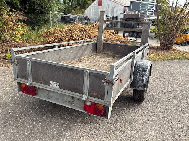 Enkelas bakwagen 250x125cm 750kg - afbeelding 2 van  10