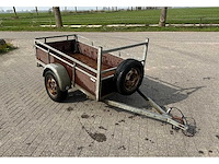 Enkelassige open bakaanhangwagen - afbeelding 1 van  5
