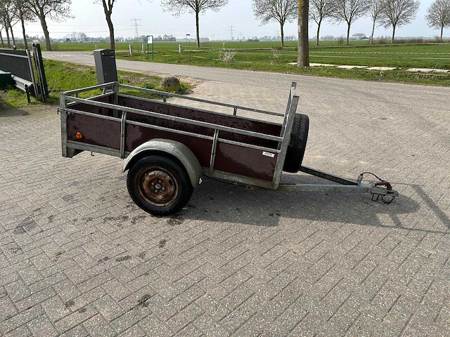 Enkelassige open bakaanhangwagen - afbeelding 2 van  5