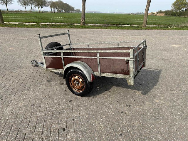 Enkelassige open bakaanhangwagen - afbeelding 4 van  5