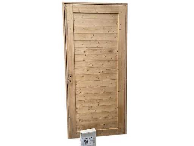 Enkele deur in kozijn - 224x102 cm - afbeelding 1 van  4