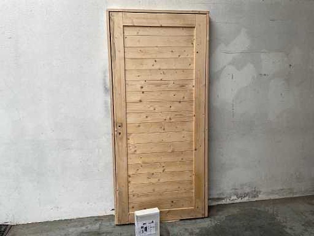 Enkele deur in kozijn - 224x102 cm - afbeelding 2 van  4
