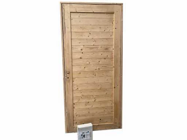 Enkele deur in kozijn - 224x102 cm - afbeelding 1 van  5