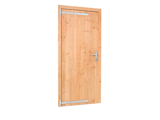 Enkele dichte deur 100x205cm, douglas - afbeelding 1 van  1