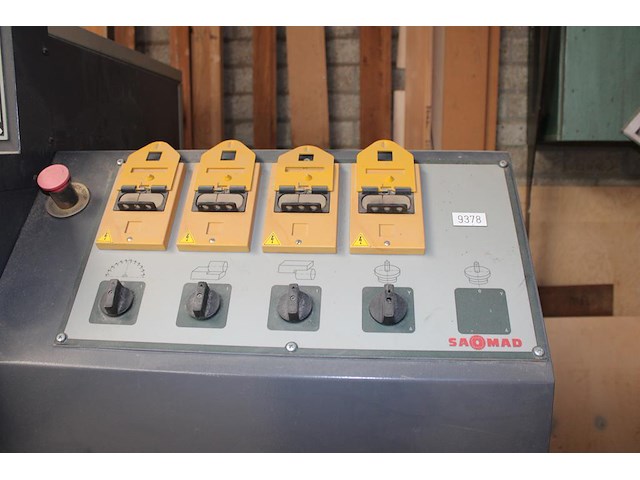 Enkele pennenbank saomad utp150/6 met kast met hulpstukken. bouwjaar 1998. 400v. let op: exclusief stofafzu... - afbeelding 3 van  7