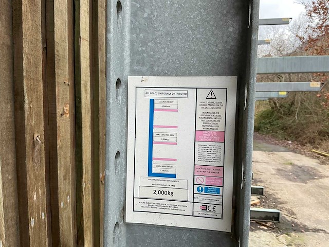 Enkelzijdige draagarmstelling 21x42 - afbeelding 8 van  13