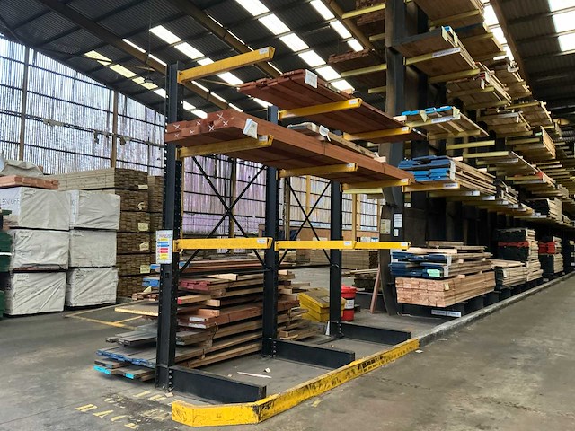 Enkelzijdige draagarmstelling 3x9 - afbeelding 1 van  9