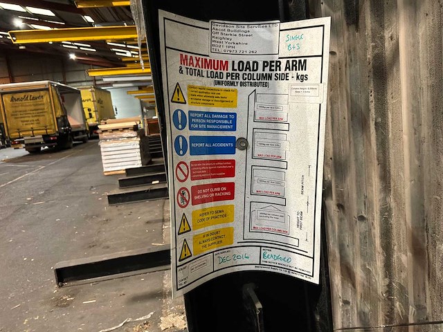 Enkelzijdige draagarmstelling 6x18 - afbeelding 16 van  19