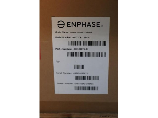 Enphase encharge afdekset voor batterij b10t-cr-1290-0 860-00871-04 - afbeelding 3 van  3