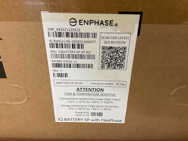 Enphase iq battery 5p flexphase thuis-accu - afbeelding 4 van  6
