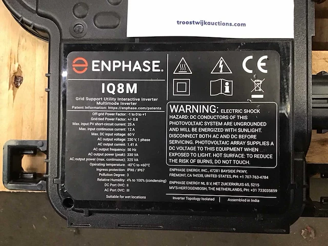 Enphase iq8m micro omvormer - afbeelding 2 van  2