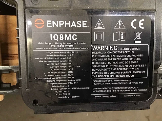 Enphase iq8mc micro omvormer (2x) - afbeelding 2 van  2