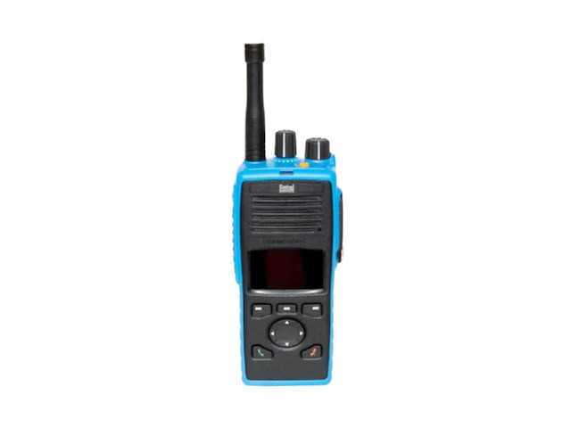 Entel dt585m uhf handheld marine radio - waterproof iecex certified digital & analogue - afbeelding 1 van  5