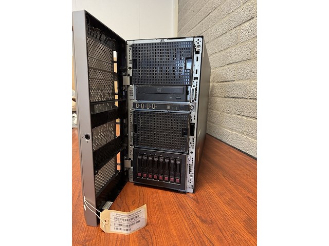Enterprise server, hp, proliant ml350 server gen8 server – xeon, 64gb ram, 8x 1.2tb enterprise hdd (9.6tb), zwart, 2016 - afbeelding 10 van  14