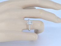 Entourage ring baguette briljant - afbeelding 3 van  10