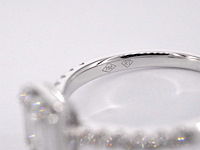 Entourage ring baguette briljant - afbeelding 4 van  10