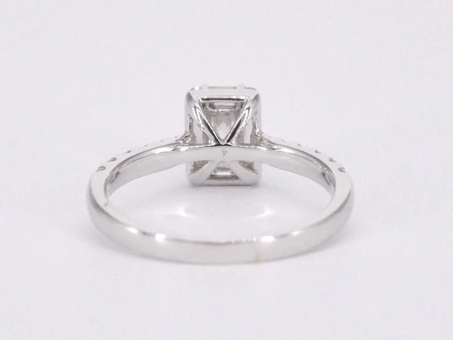 Entourage ring baguette briljant - afbeelding 3 van  10
