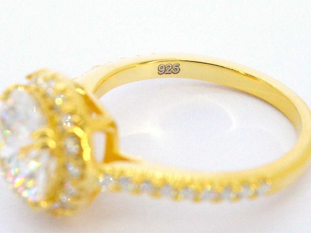 Entourage ring met briljanten - afbeelding 6 van  6