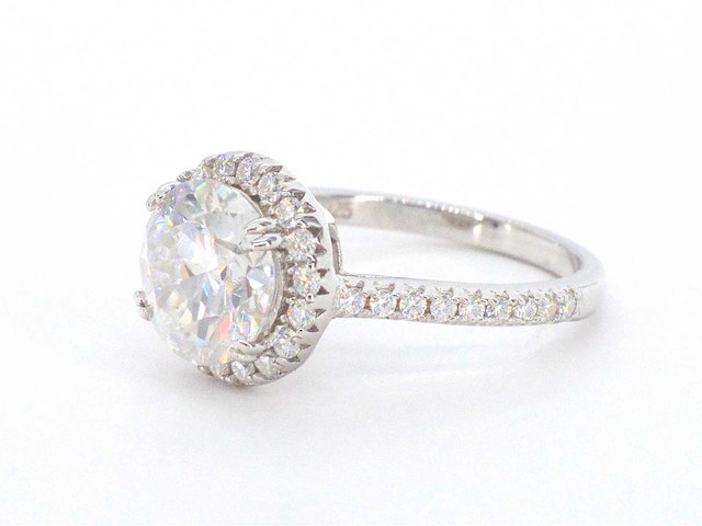 Entourage ring met briljanten - afbeelding 1 van  5