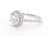 Entourage ring met briljanten - afbeelding 1 van  5