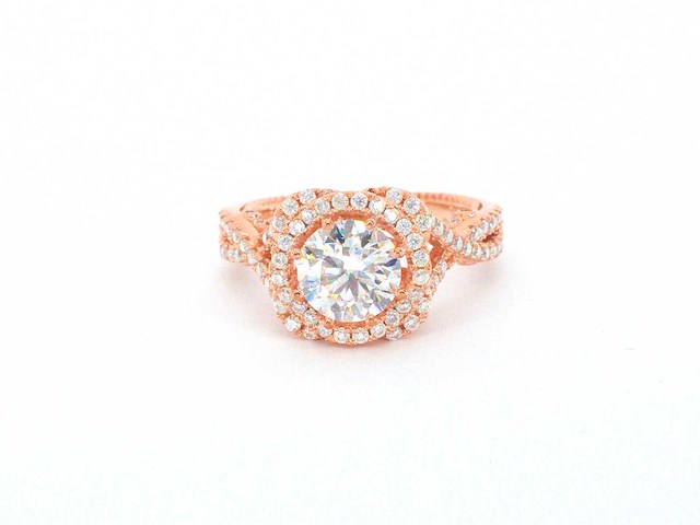 Entourage ring met briljanten - afbeelding 2 van  5