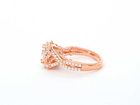 Entourage ring met briljanten - afbeelding 4 van  5