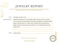 Entourage ring ovaal diamant - afbeelding 3 van  5