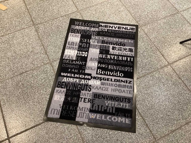 Entreemat “welkom” (6x) - afbeelding 1 van  3