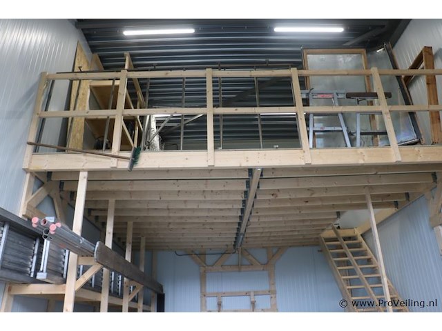 Entresolvloer incl. trap & stelling - 500x500x330cm - afbeelding 7 van  14