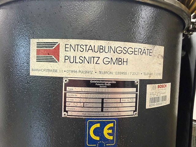 Entstaubungsgerate pulsitz gmbh - 2015 - - cycloonfilter - afbeelding 3 van  9